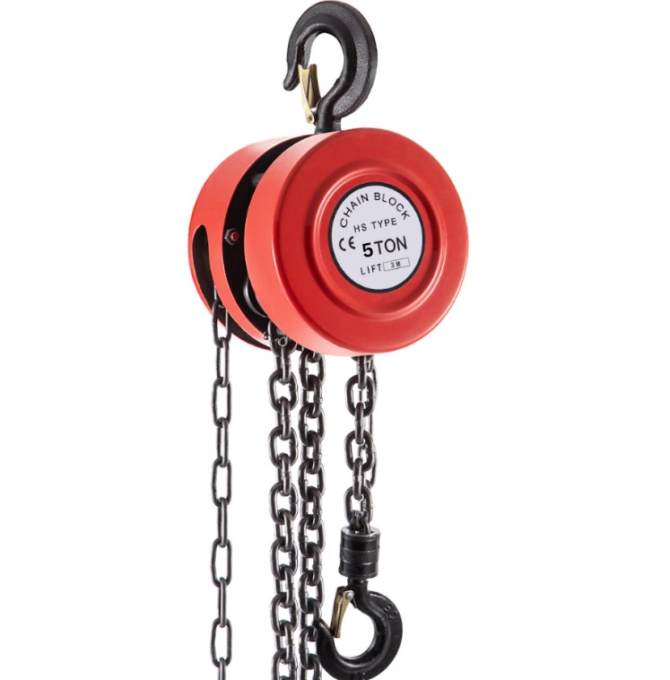 1 Ton Chain Pulley Block – Compact Manual Chain Hoist 3m Lift Height, G80 Alloy Steel Chain 6mm | Forged Safety Hooks, Low Headroom Design | UAE Construction Lifting Essential 